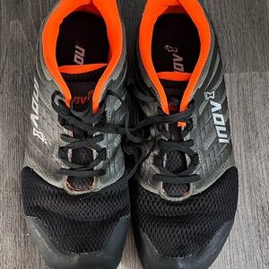 Inov-8 Black and Orange Athletic Shoes
